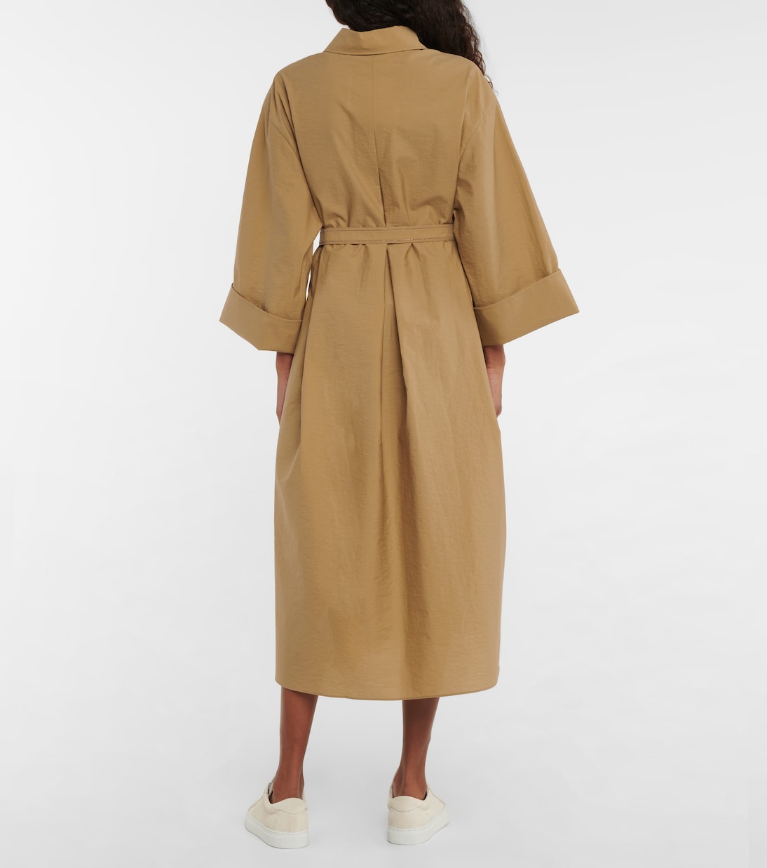 Robe chemise en coton mélangé | Brunello Cucinelli