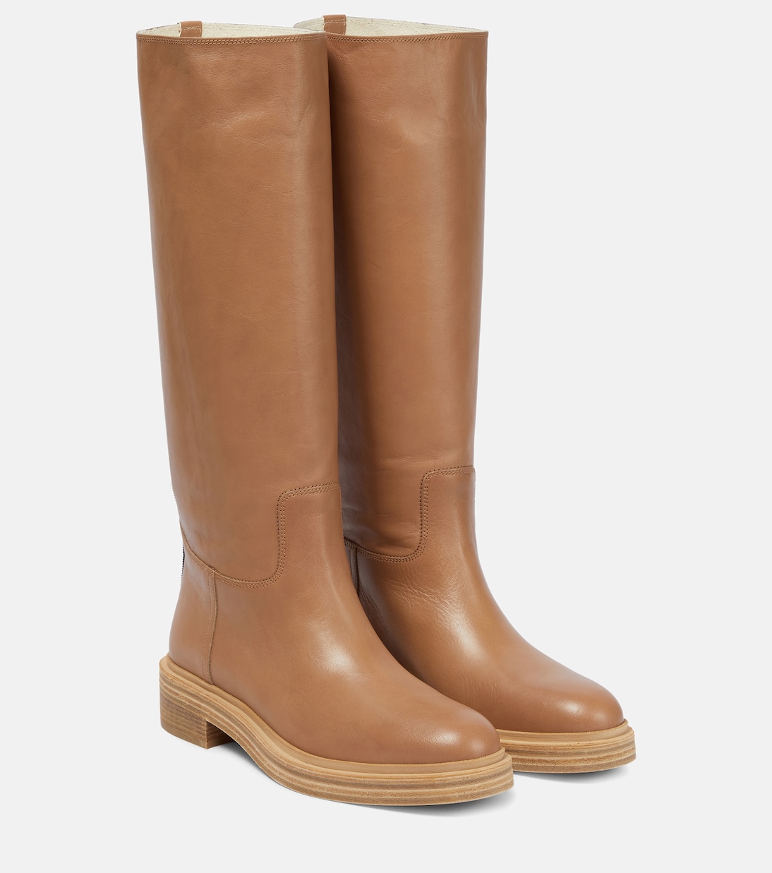 Botas de montar de piel | Brunello Cucinelli