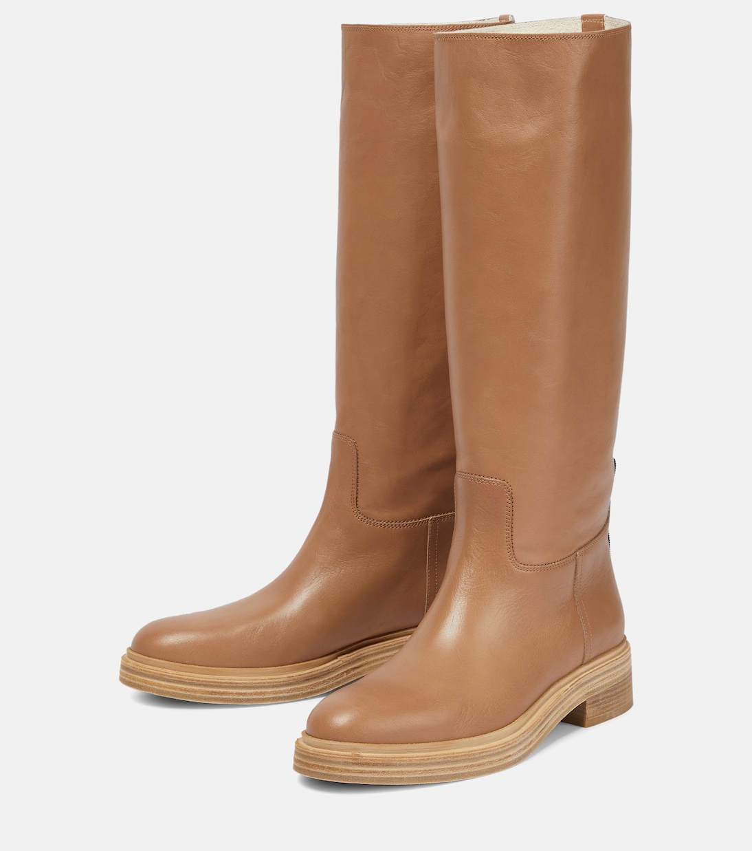 Botas de montar de piel | Brunello Cucinelli