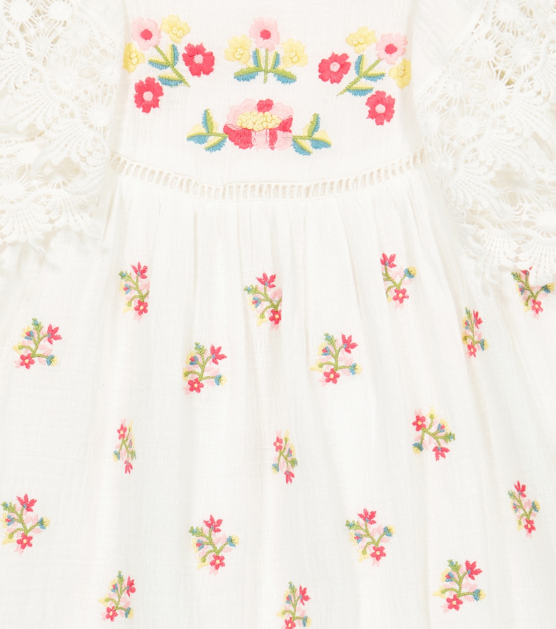 Besticktes Kleid Aguila aus Baumwolle | Louise Misha