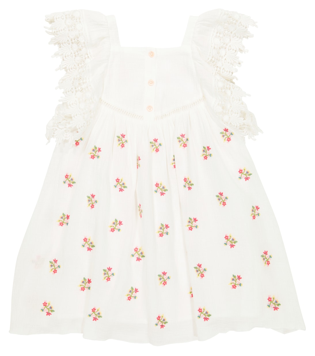 Besticktes Kleid Aguila aus Baumwolle | Louise Misha