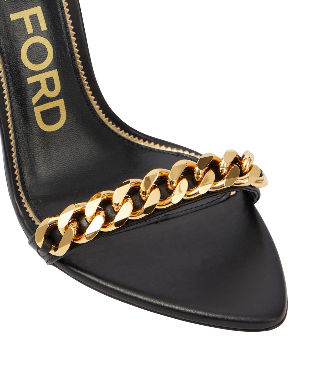 Sandali in pelle con catena | Tom Ford