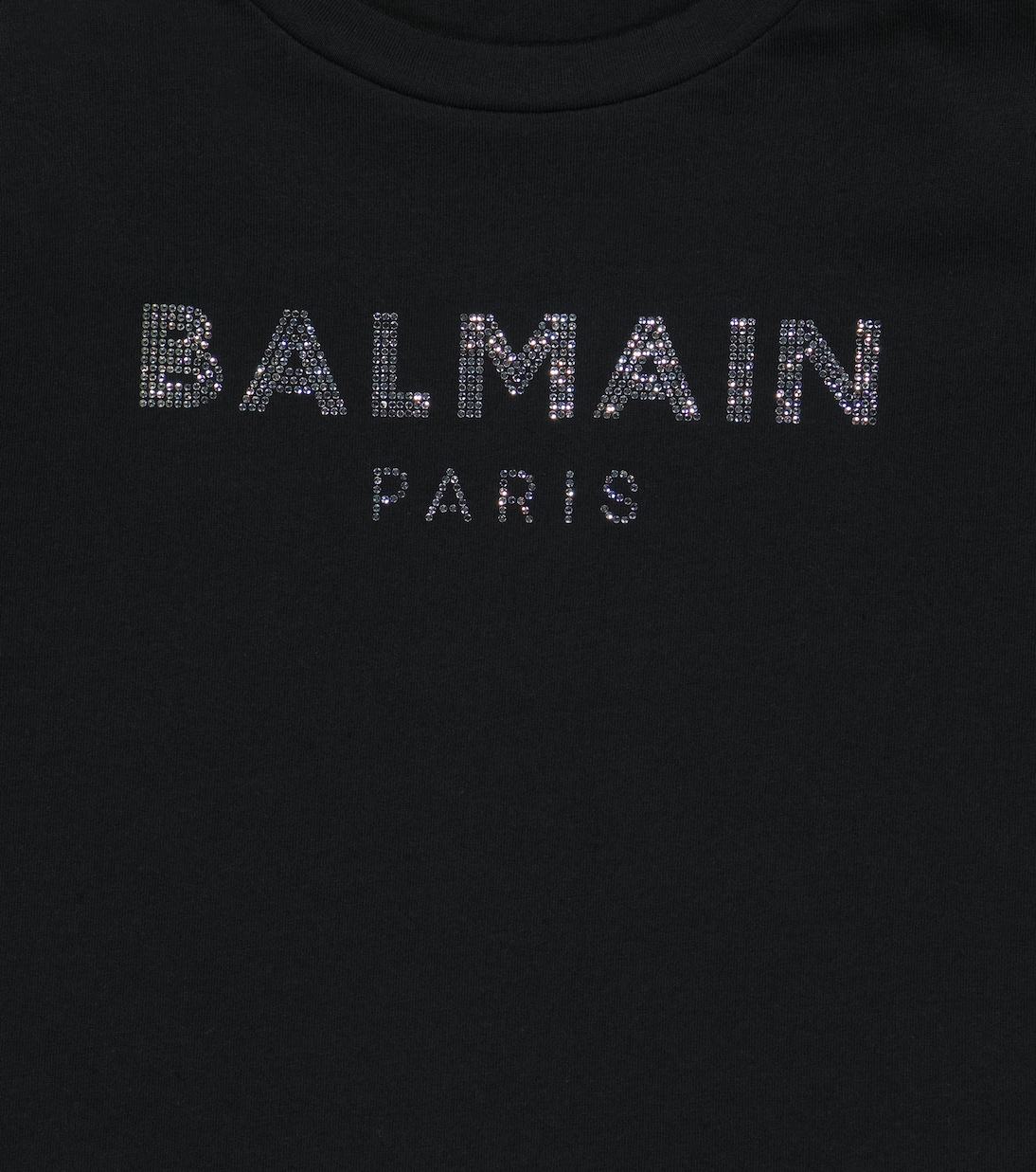Embellished cotton crop top | Balmain Kids