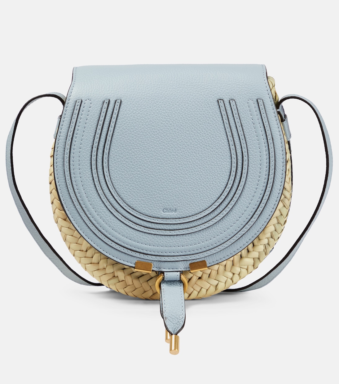 Borsa a tracolla Marcie Small in rafia | Chloé