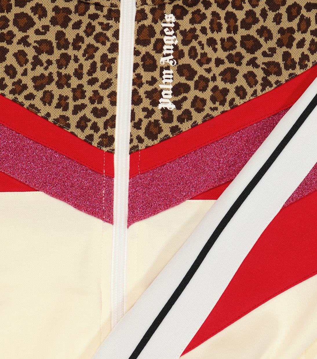 Trainingsjacke mit Glitter | Palm Angels Kids
