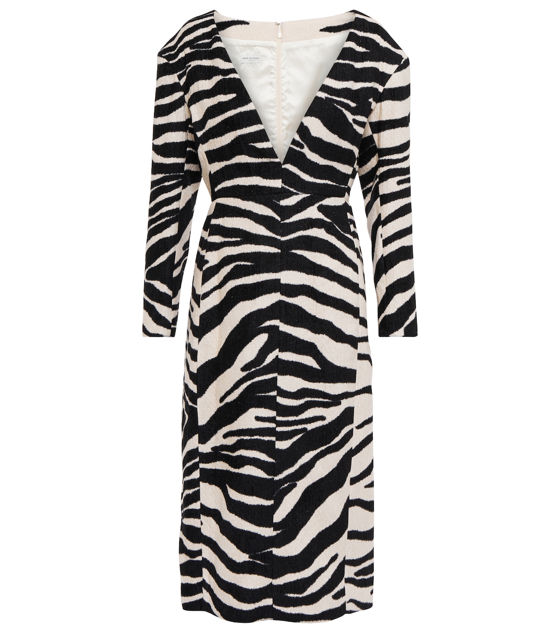 Zebra-print midi dress | Dries Van Noten