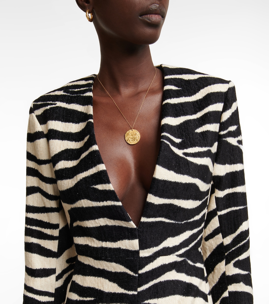 Zebra-print midi dress | Dries Van Noten