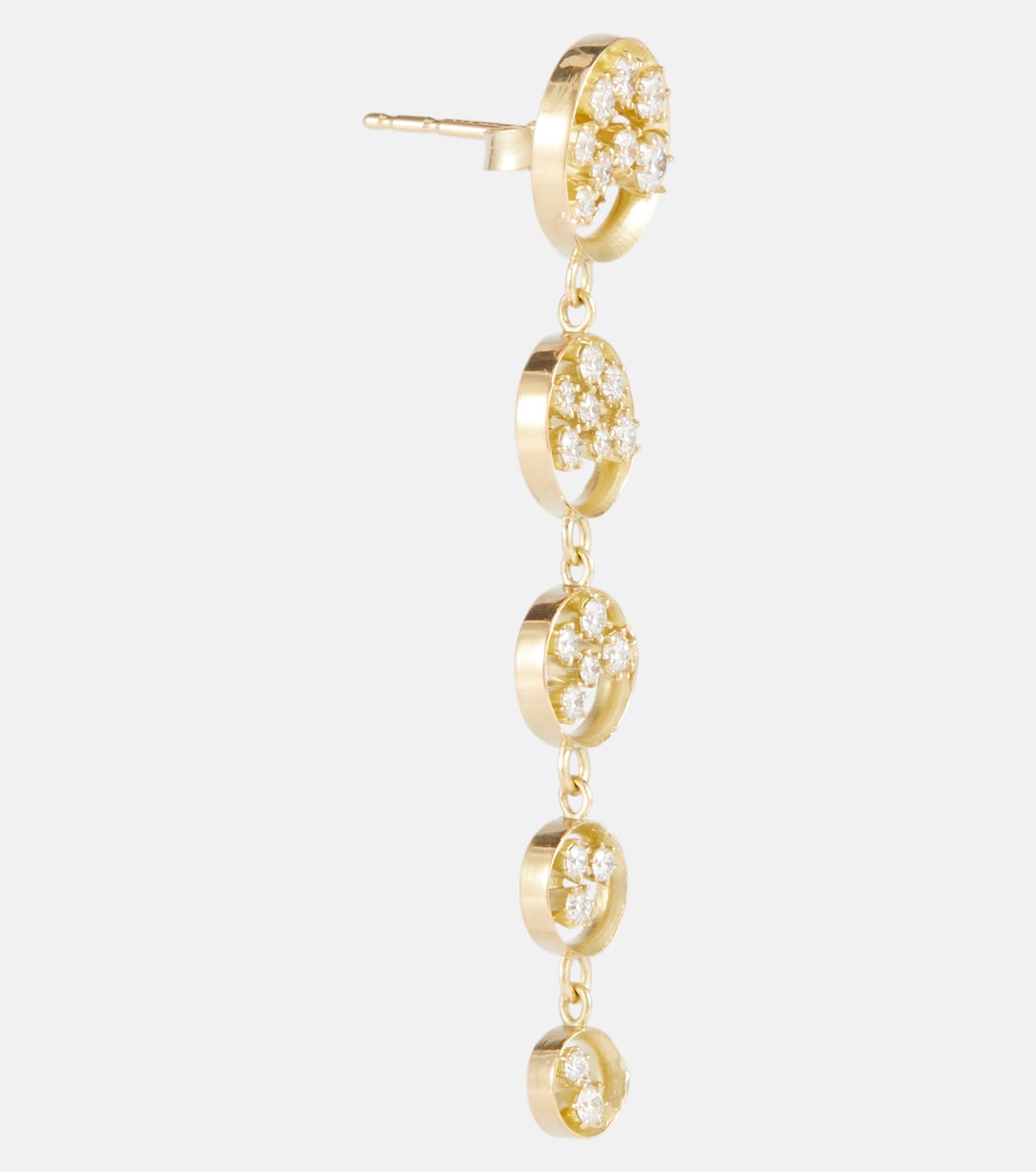 Boucles d'oreilles Margot en or 18 ct et diamants | Jade Trau