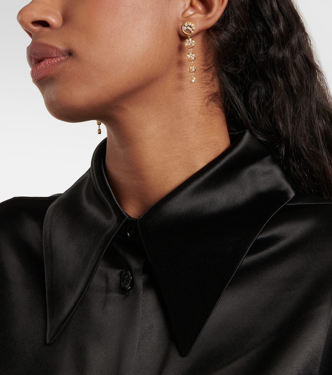 Boucles d'oreilles Margot en or 18 ct et diamants | Jade Trau
