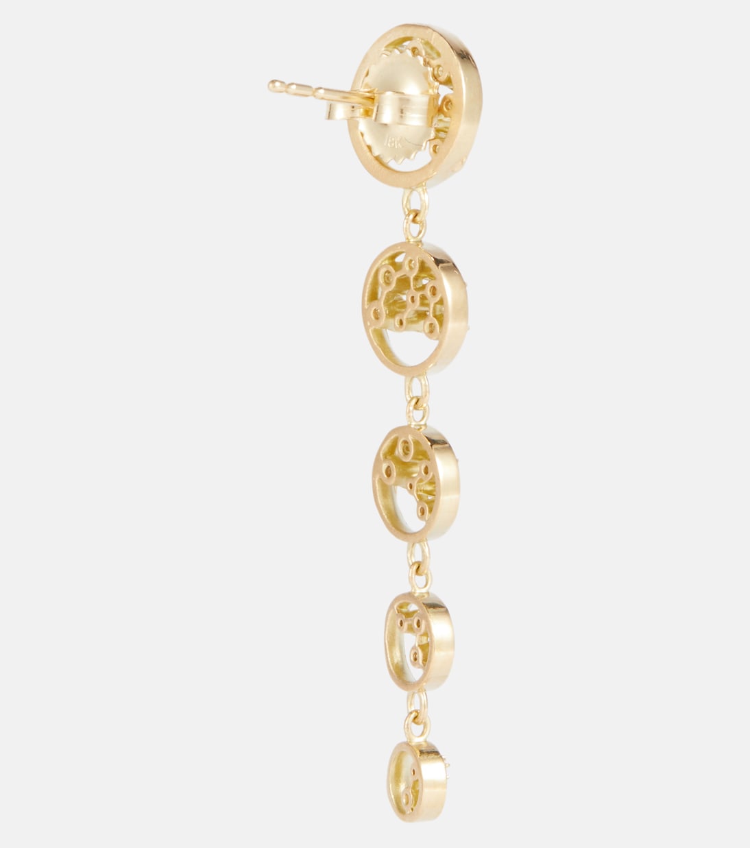 Boucles d'oreilles Margot en or 18 ct et diamants | Jade Trau
