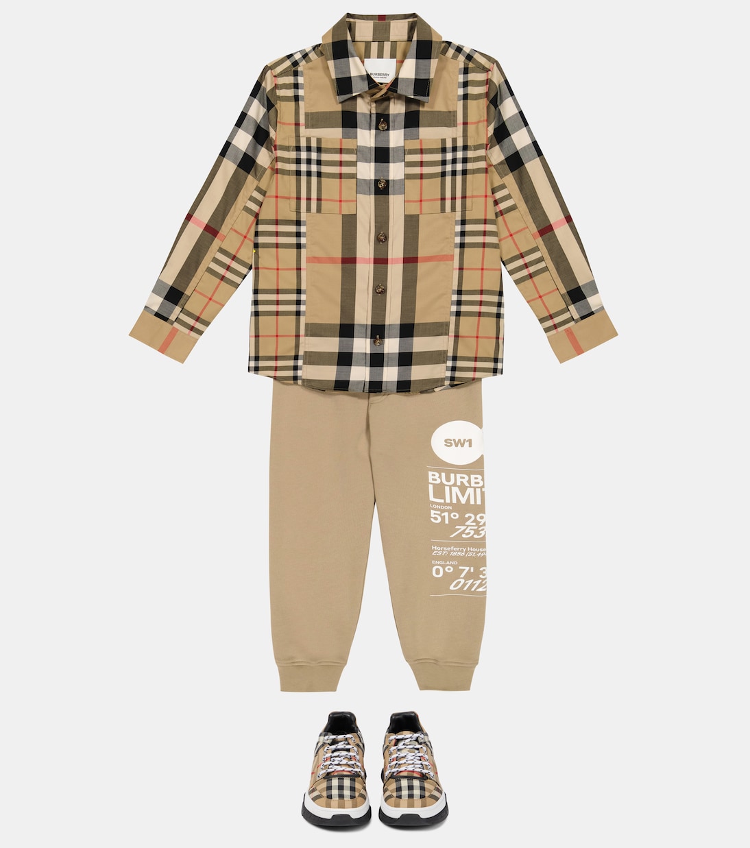 Chemise Vintage Check en coton | Burberry Kids