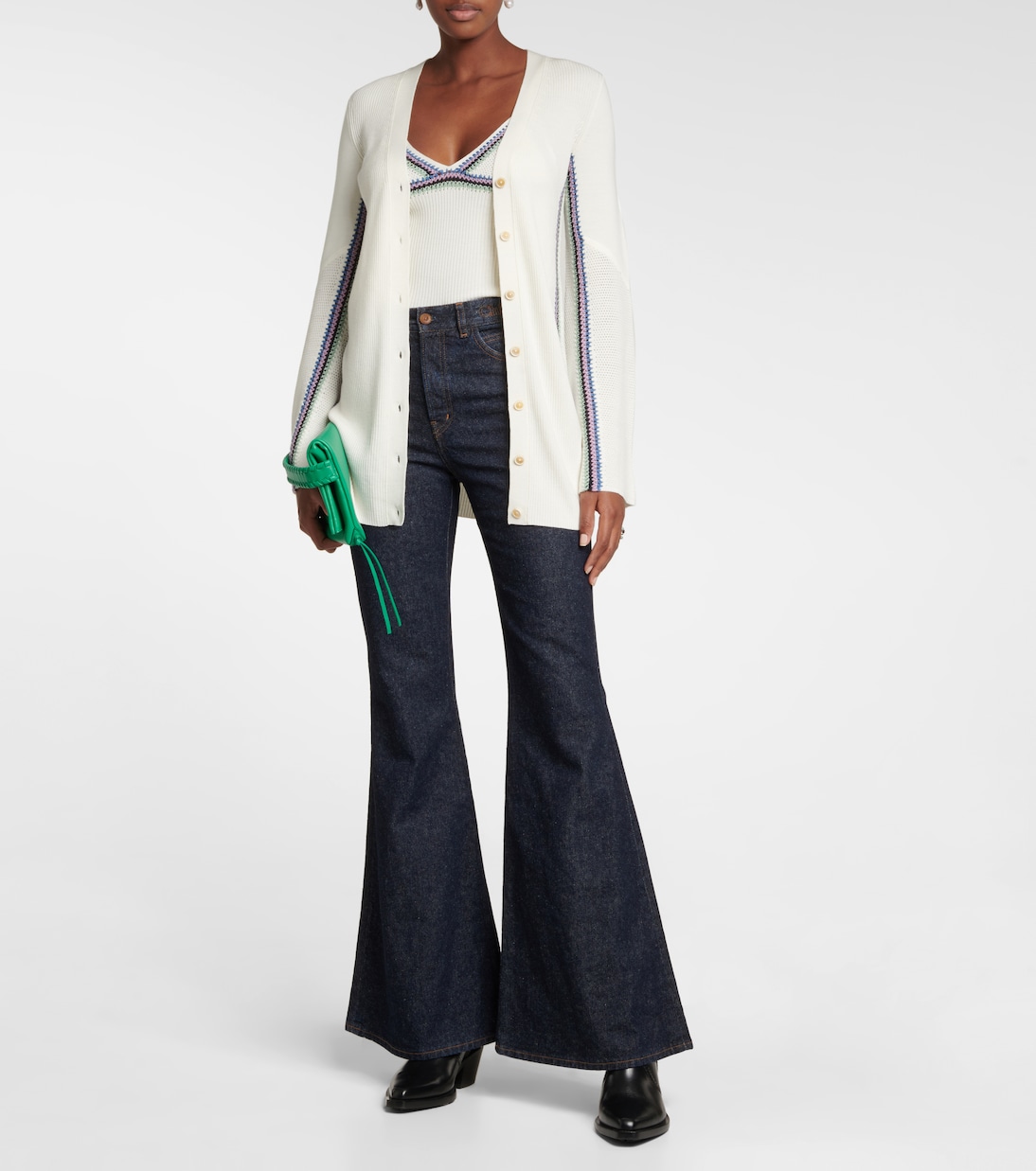 Besticktes Top aus Wolle | Chloé