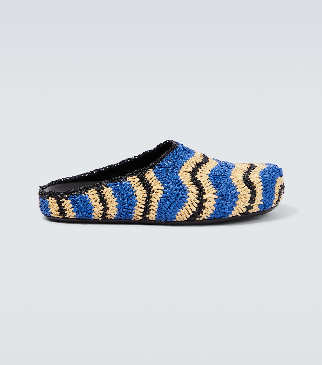 x No Vacancy Inn raffia-effect slippers | Marni