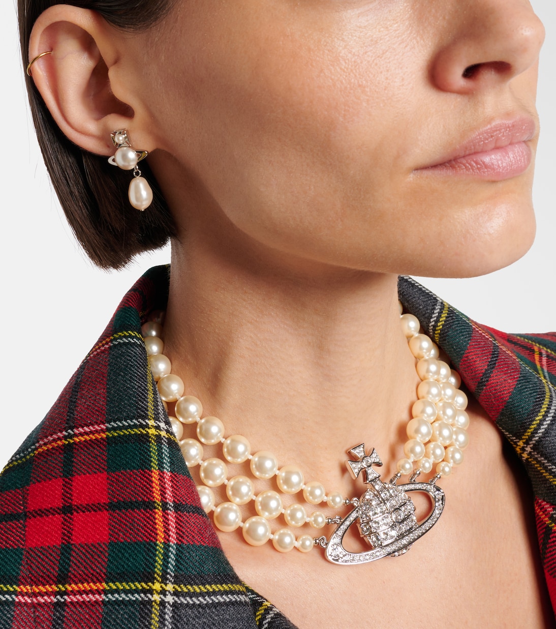 Ohrringe Inass mit Zierperlen | Vivienne Westwood