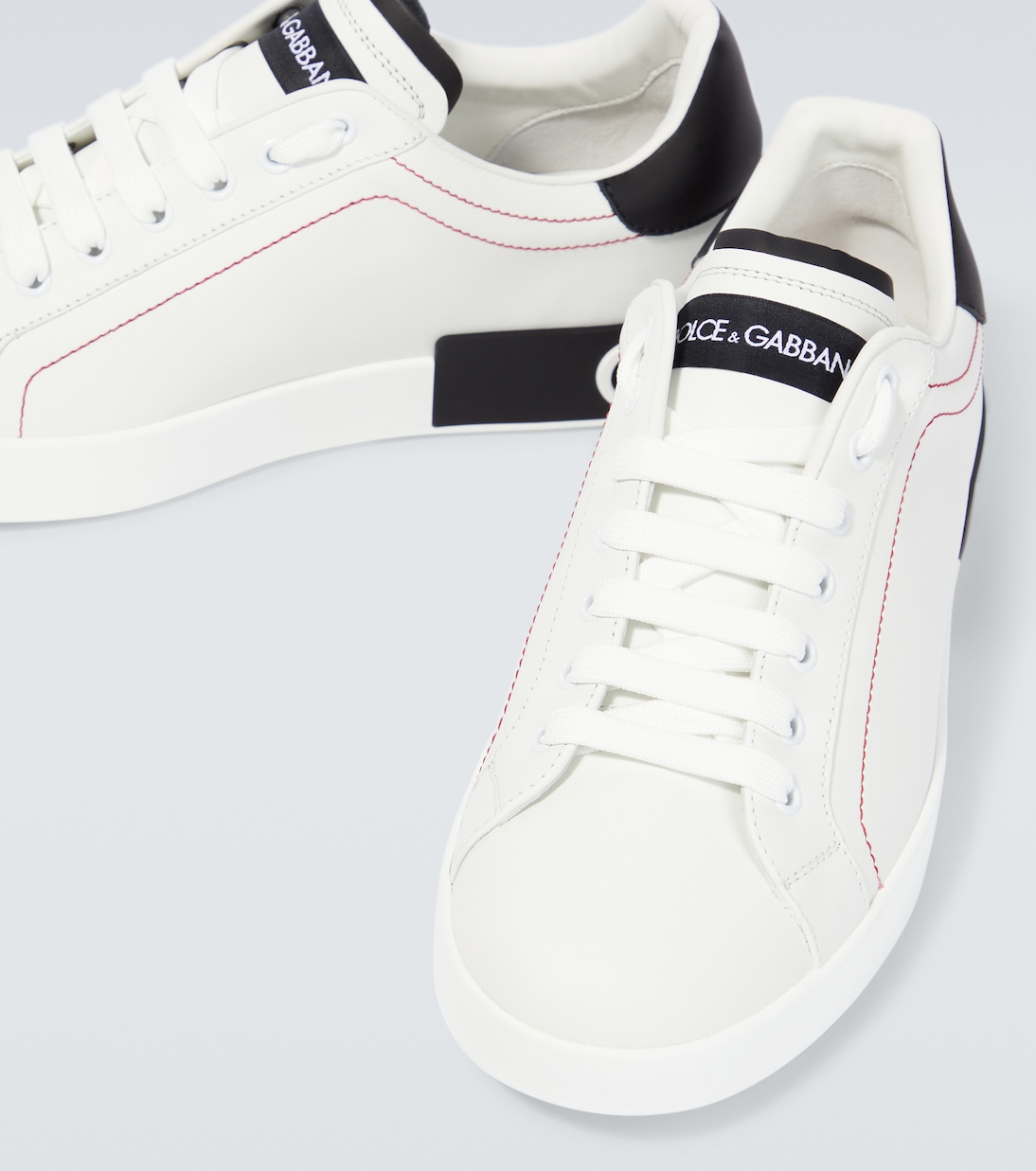 Portofino low-top leather sneakers | Dolce&Gabbana