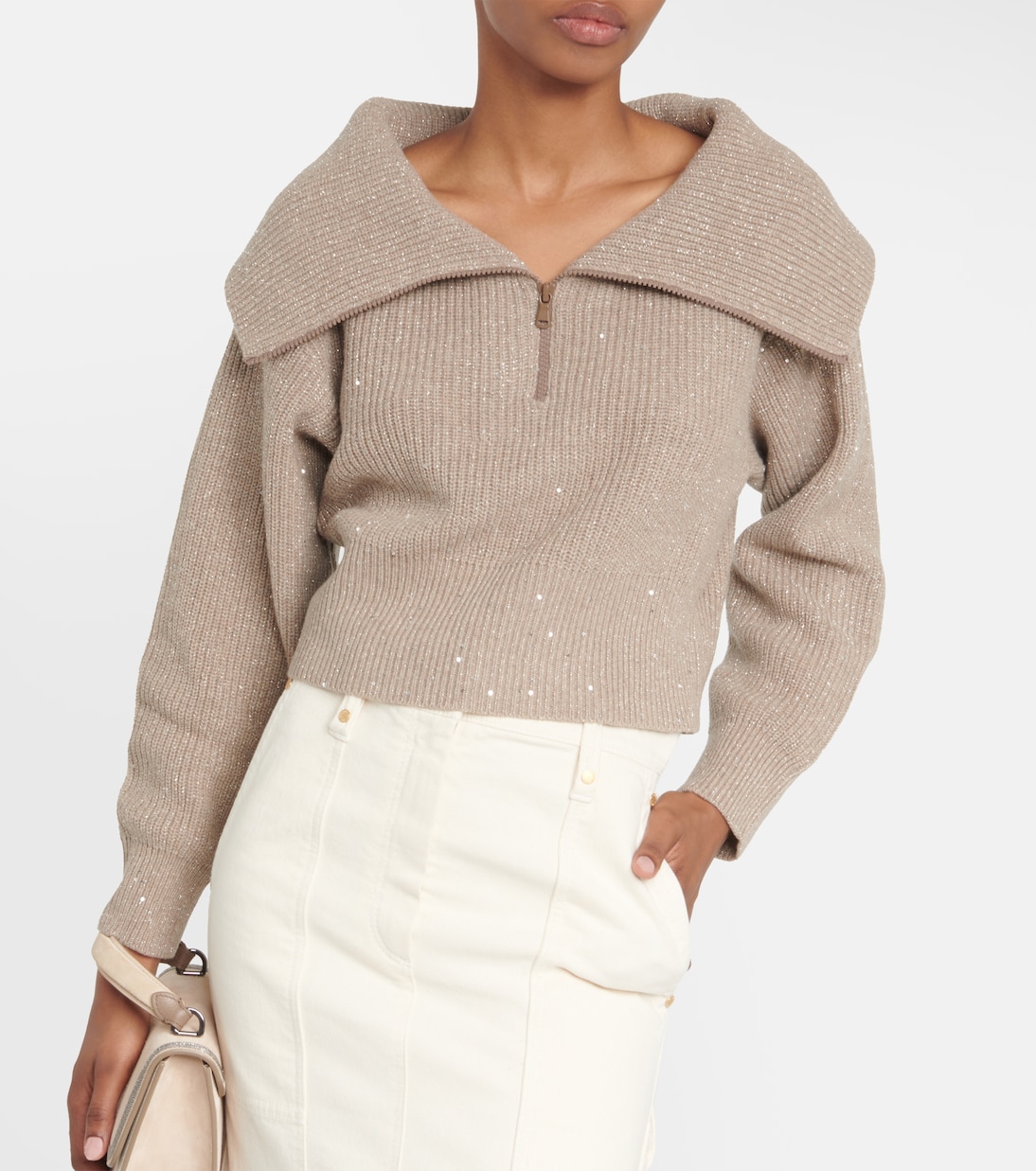Cashmere and wool-blend sweater | Brunello Cucinelli