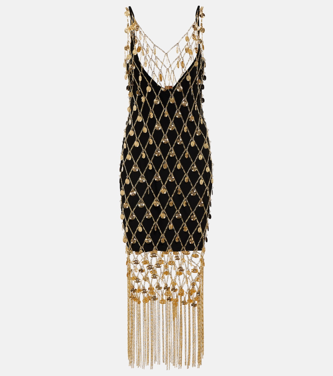 Robe midi à ornements | Rabanne