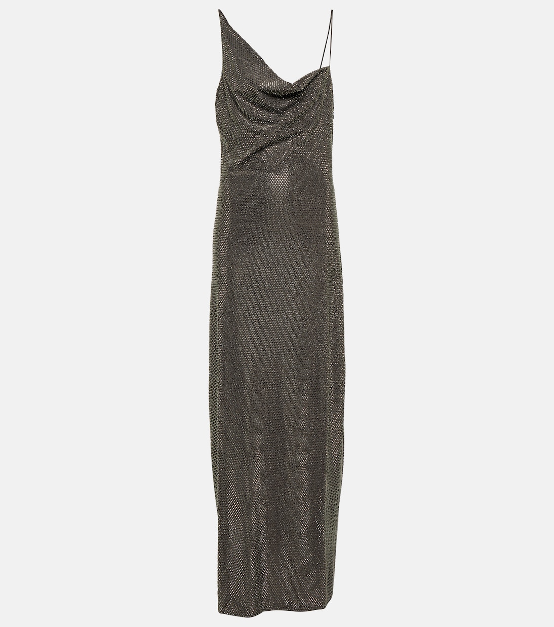 Robe longue asymétrique à ornements | Stella McCartney