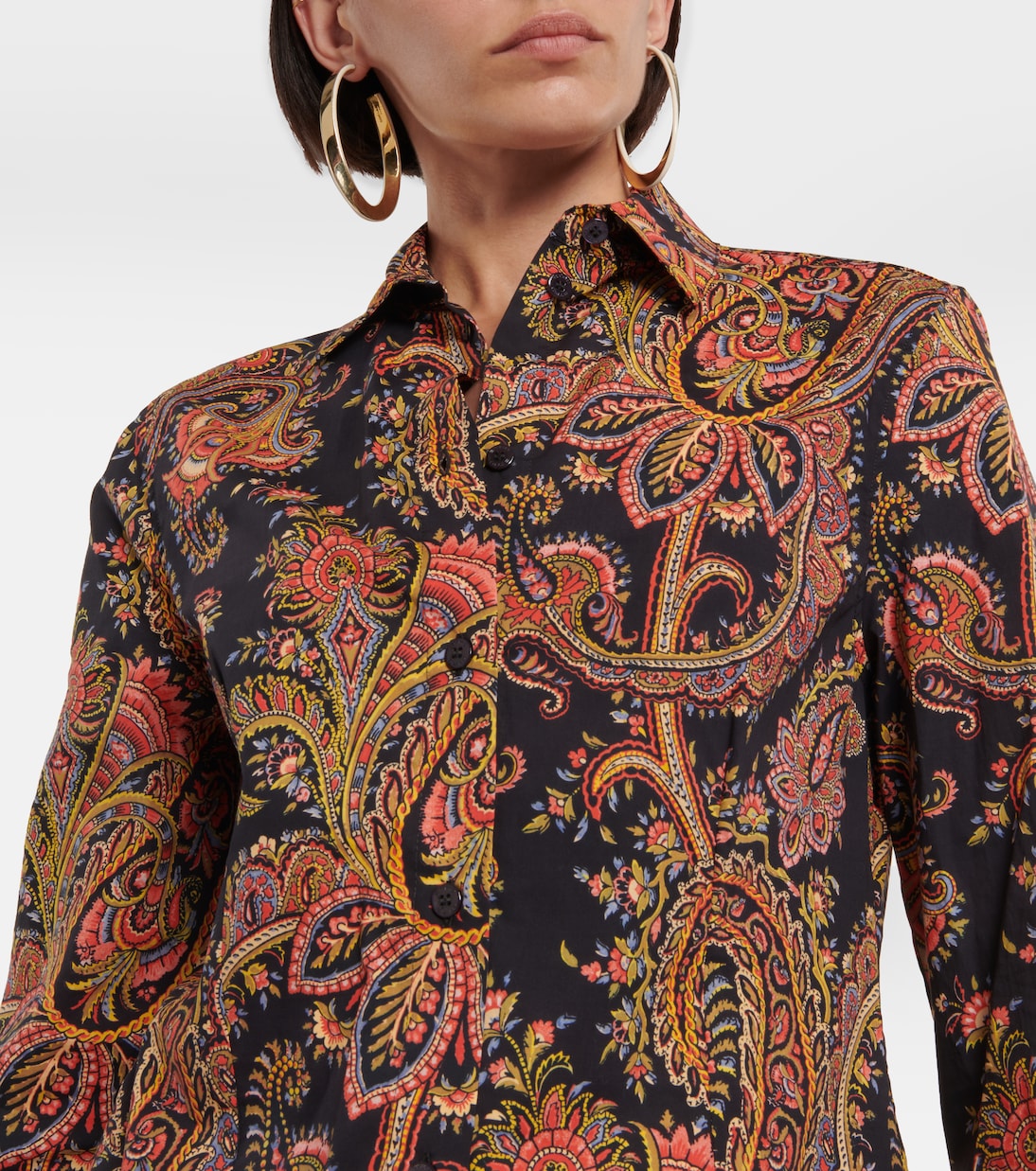 Camicia in misto cotone con stampa | Etro
