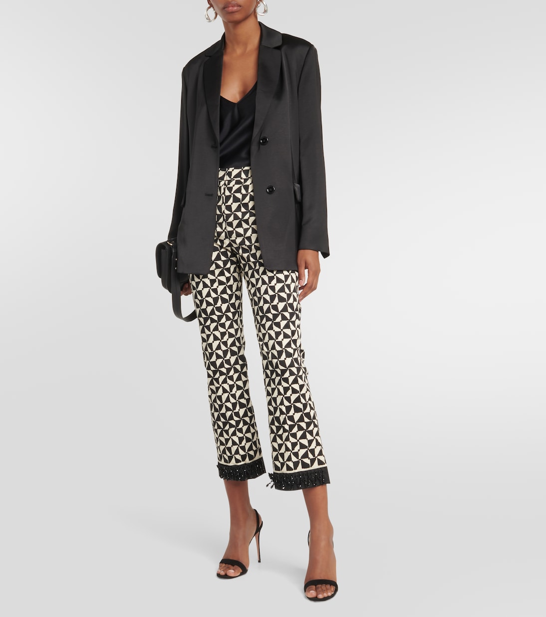 Pantaloni cropped Nereo con stampa | 'S Max Mara