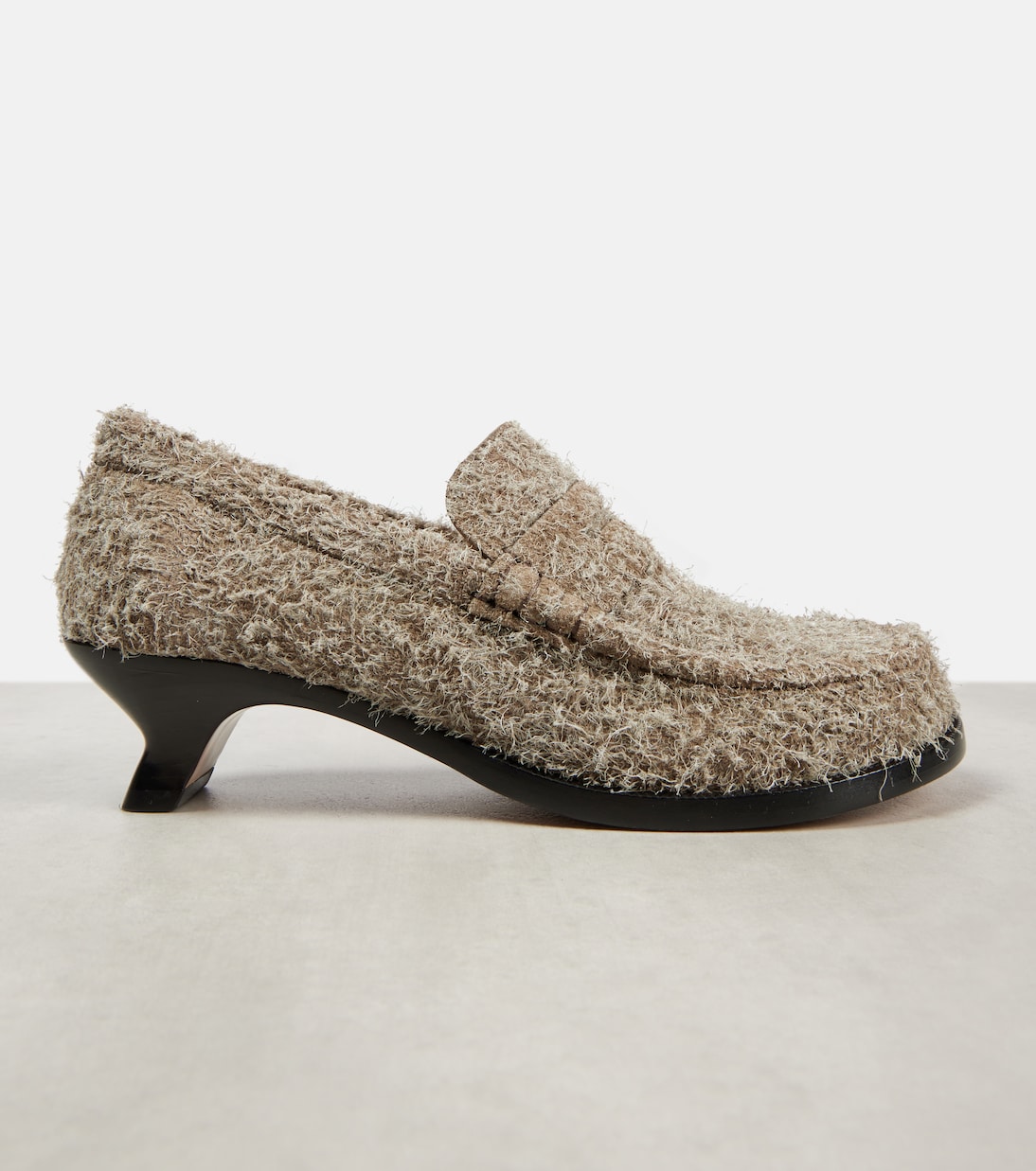 Terra 40 suede loafer pumps | Loewe