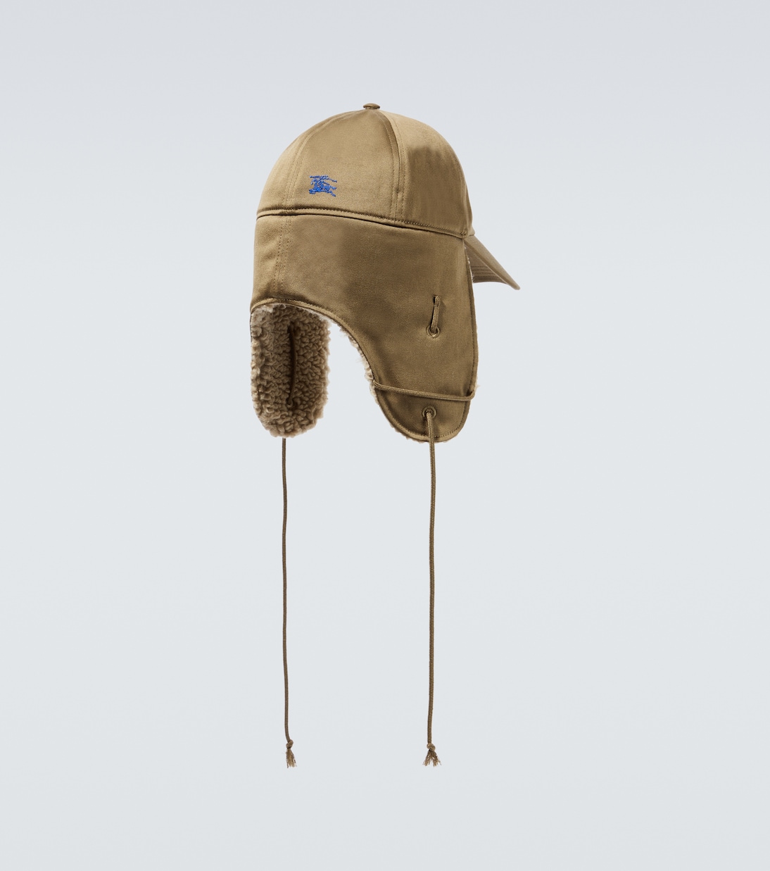 Cappello in cotone con shearling sintetico | Burberry
