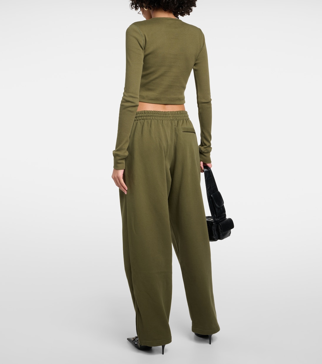 x Hailey Bieber pantalones deportivos de algodón | Wardrobe.NYC