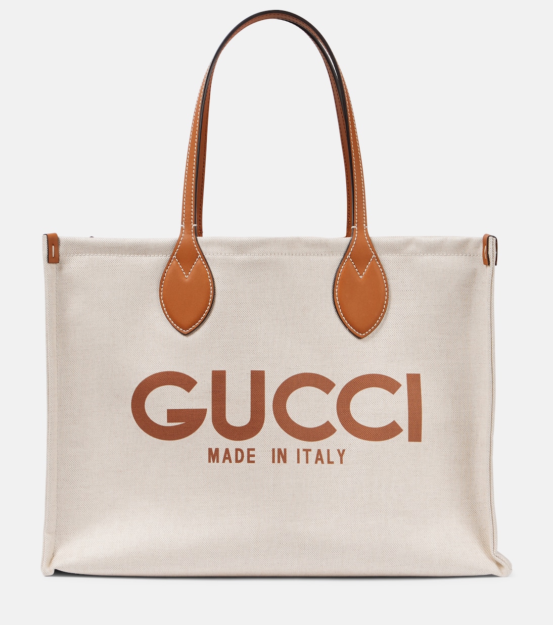 Tote Medium aus Canvas mit Leder | Gucci