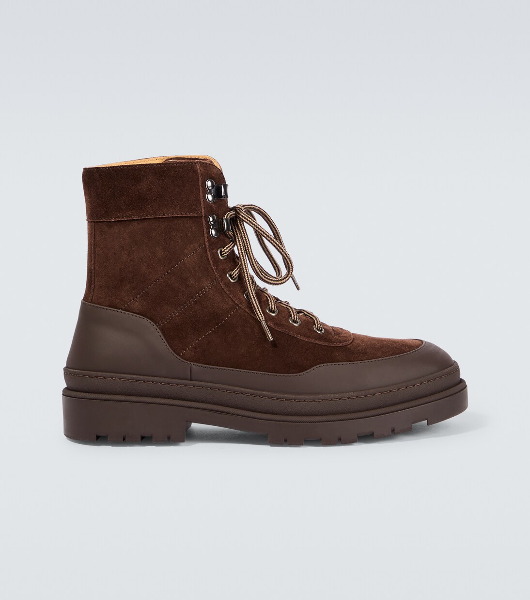 Suede lace up bootie sales