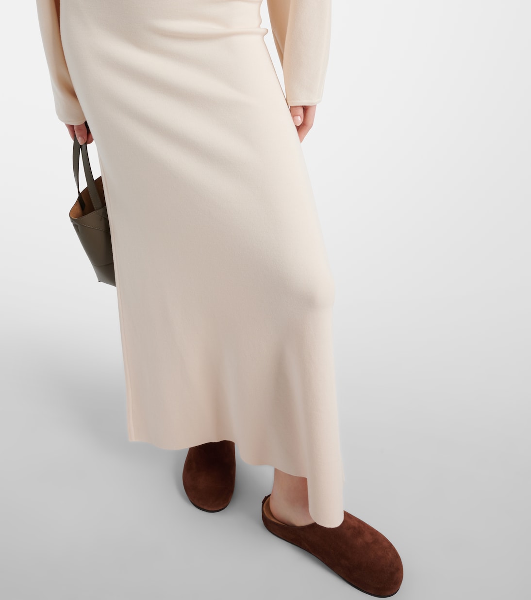 Robyn wool and cotton-blend maxi skirt | Fforme