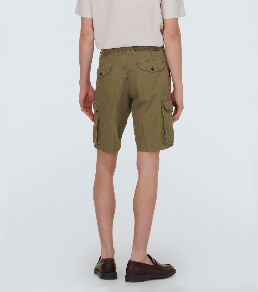 Shorts cargo de algodón y lino | Incotex