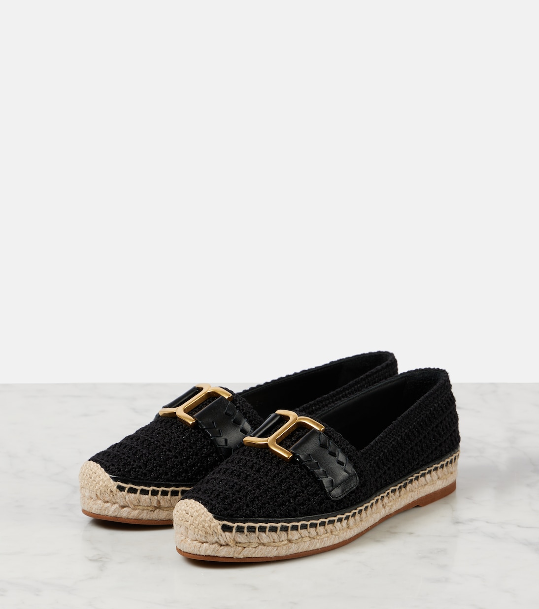 Espadrillas Marcie in crochet e pelle | Chloé