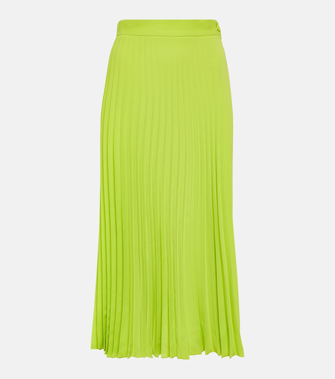 Pleated midi skirt in green MM 6 Maison Margiela Mytheresa