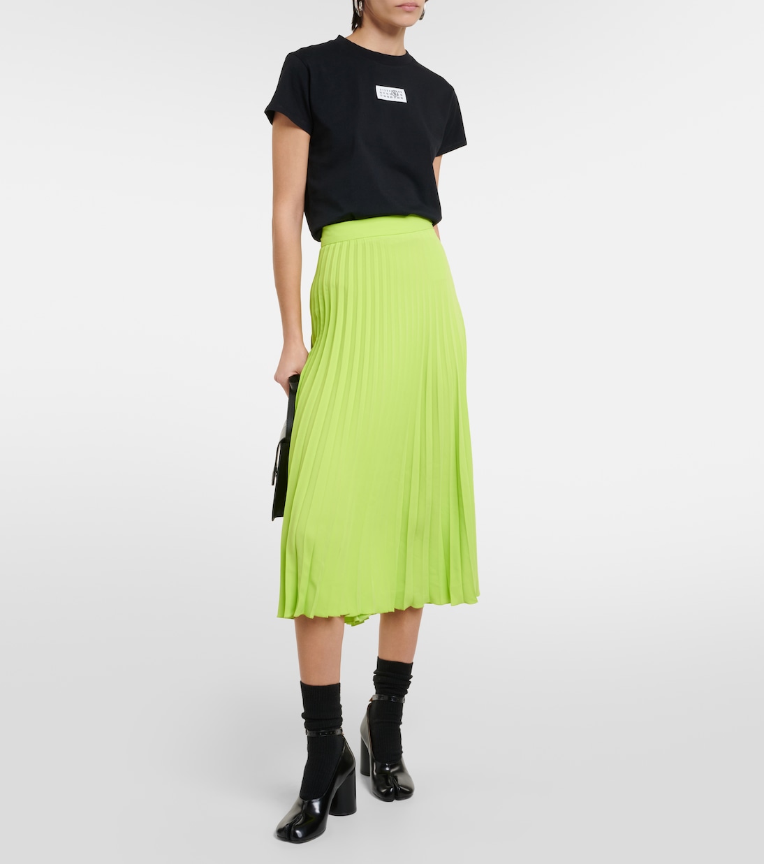 Pleated midi skirt | MM6 Maison Margiela