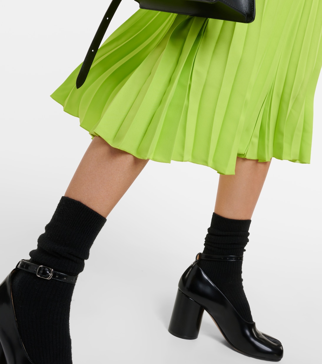Pleated midi skirt | MM6 Maison Margiela