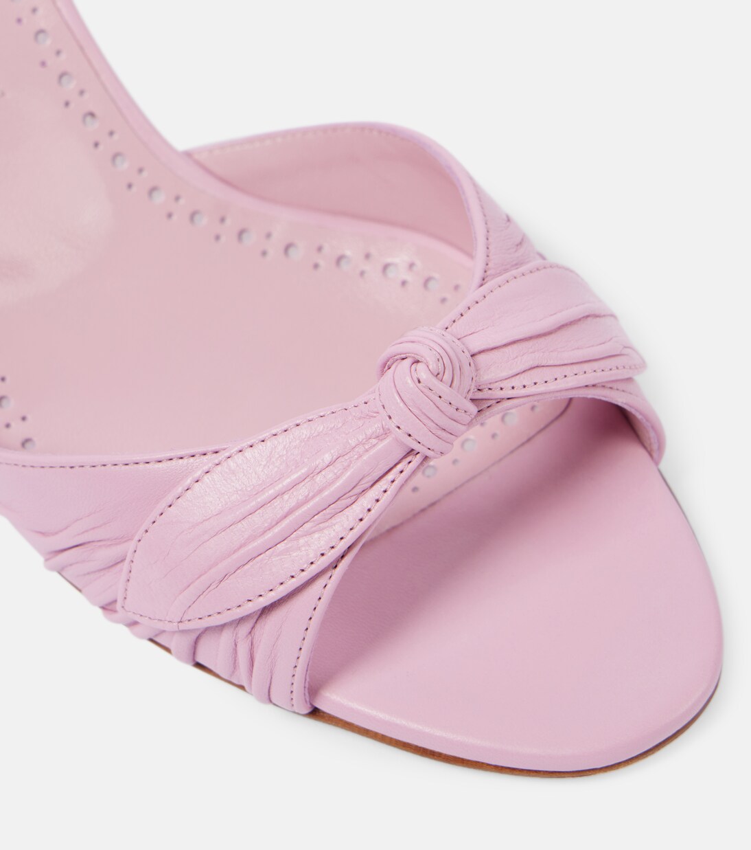 Lolloso bow-detail leather mules | Manolo Blahnik