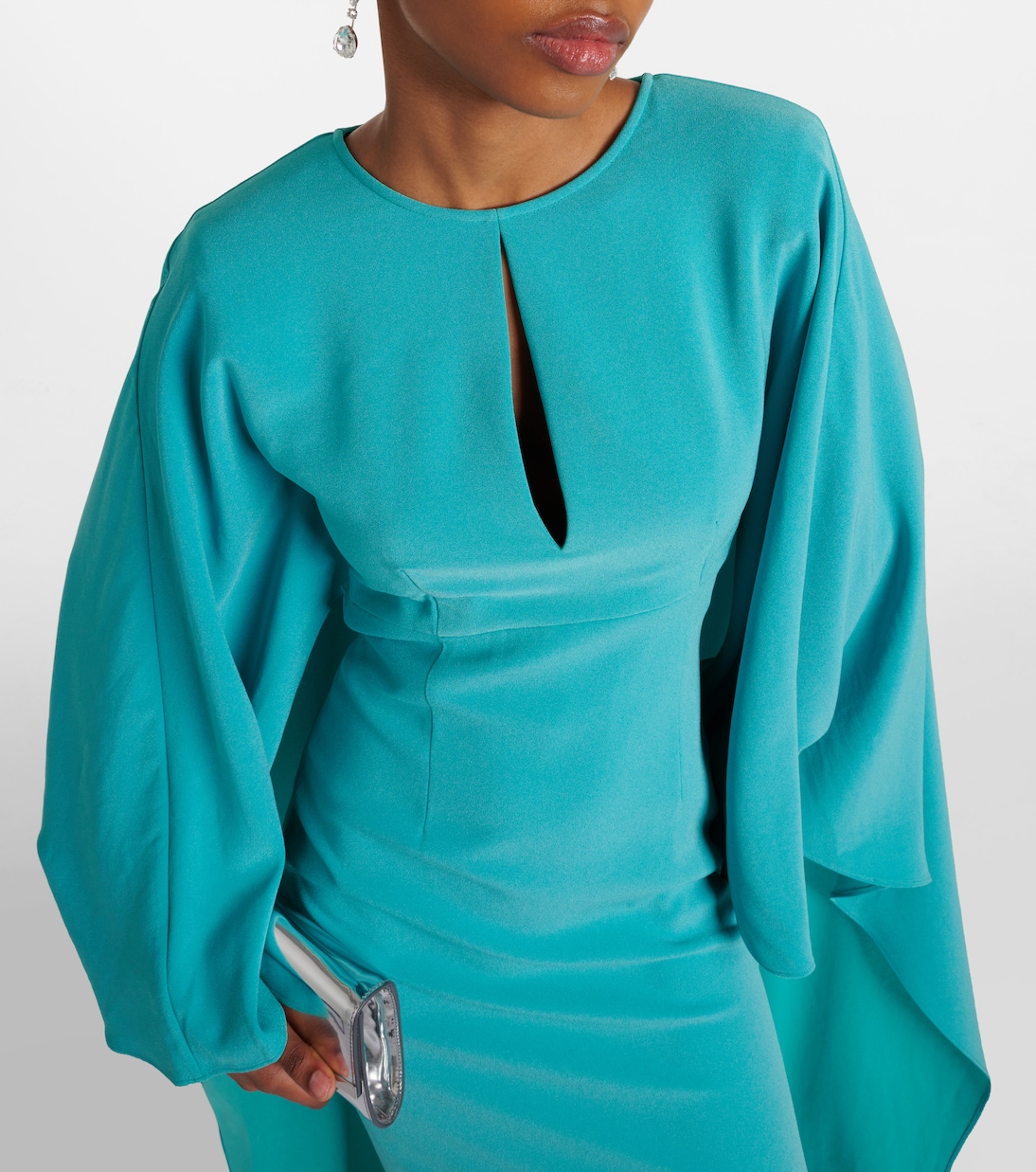 Cutout crêpe satin gown | Roland Mouret