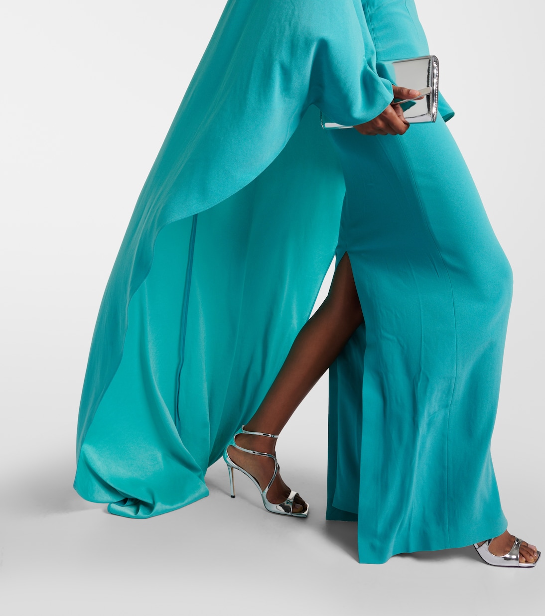 Cutout crêpe satin gown | Roland Mouret