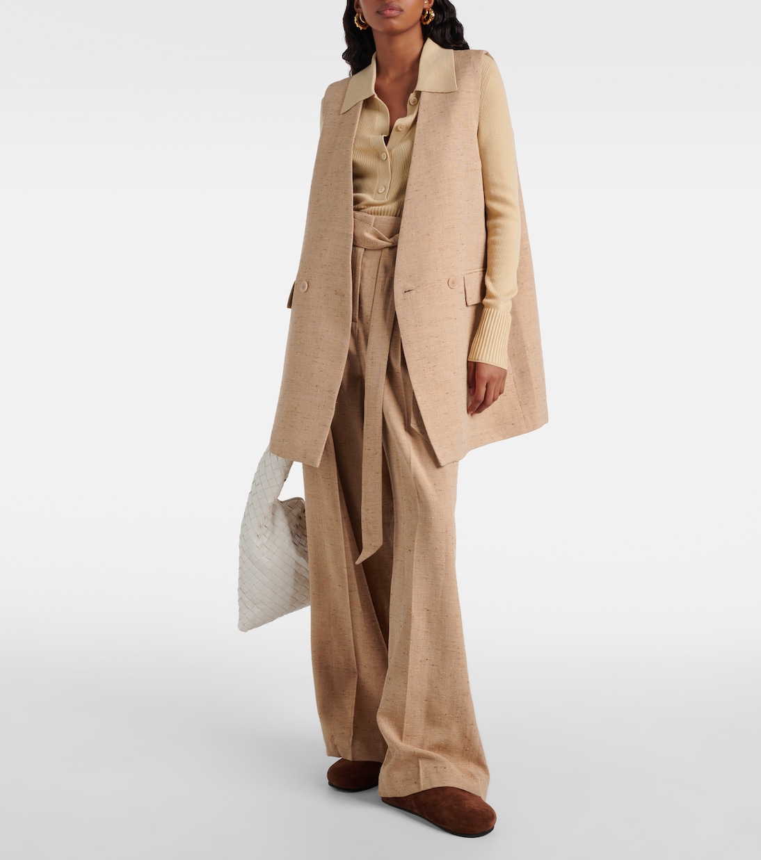 NATURAL WASHED LINEN LOW-RISE STRAIGHT FIT PANTS – THE SHOP