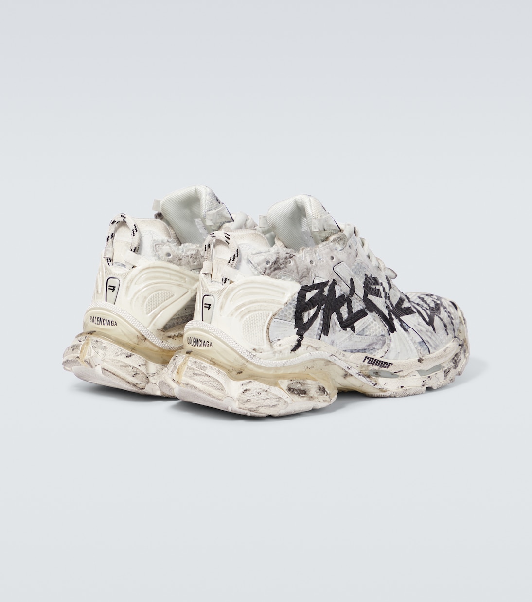 Runner Graffiti distressed sneakers | Balenciaga