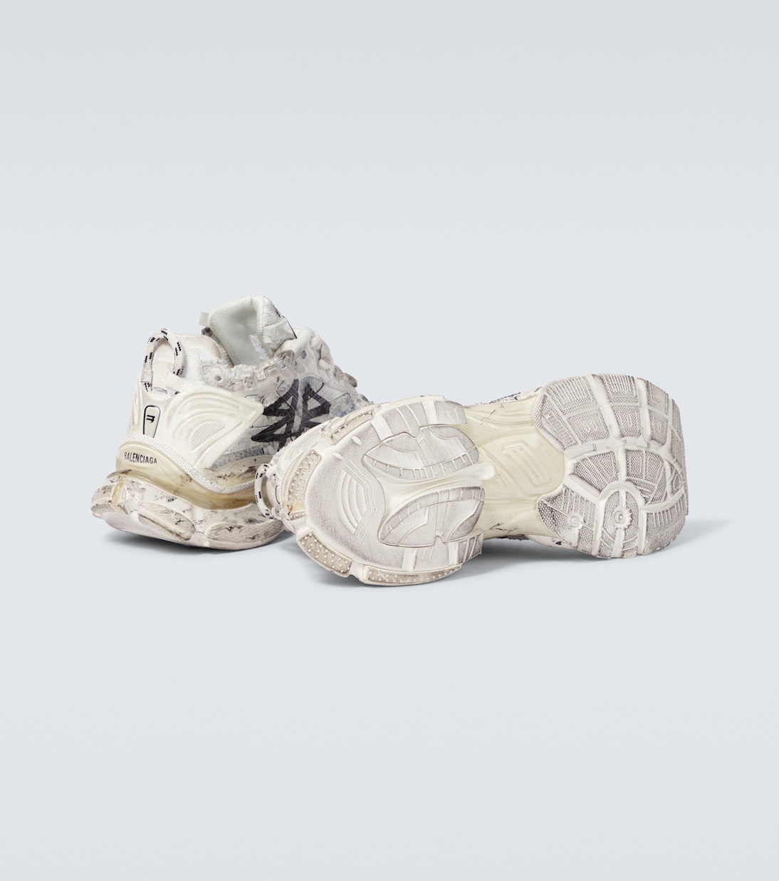 Runner Graffiti distressed sneakers | Balenciaga