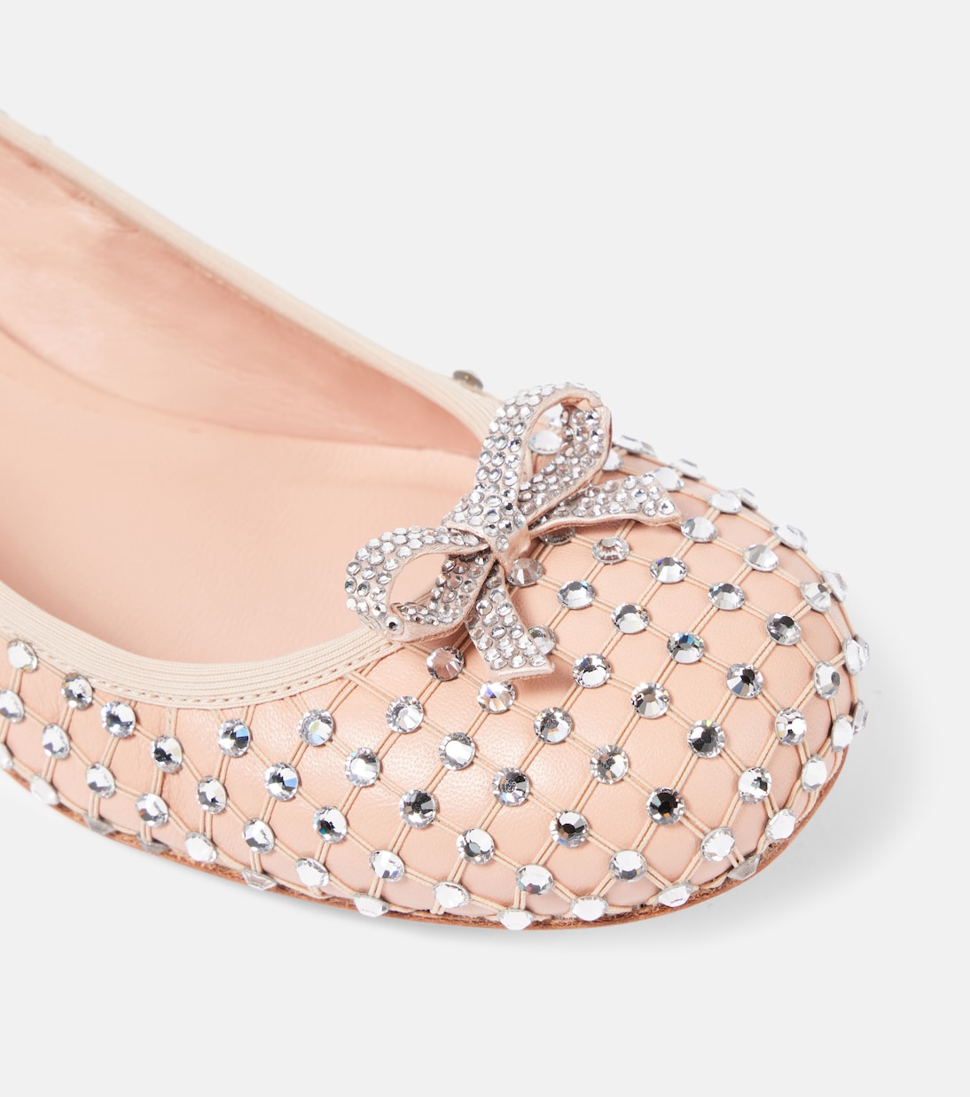 Pumps aus Leder mit Kristallen | Rene Caovilla