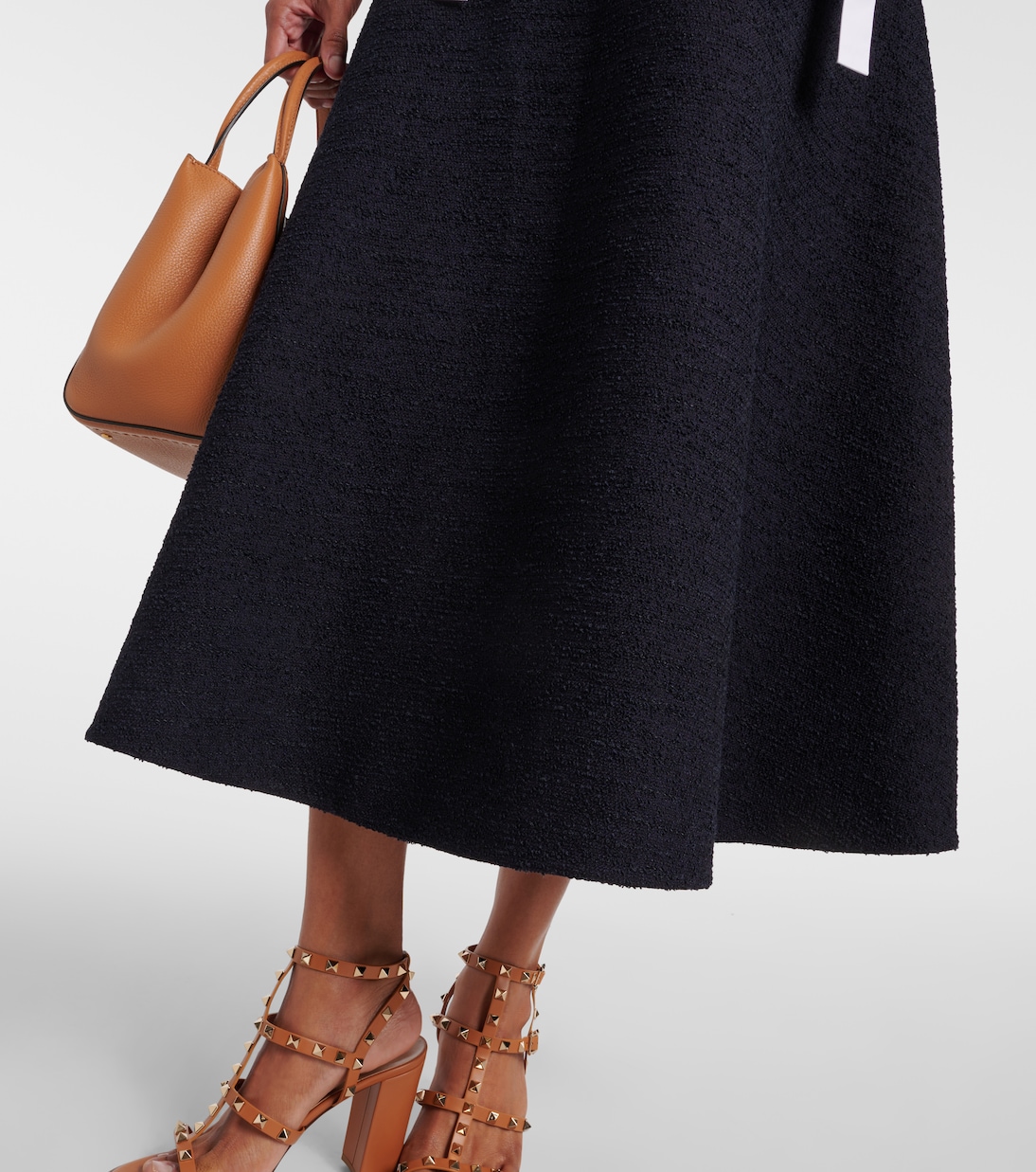 Tweed midi skirt | Valentino