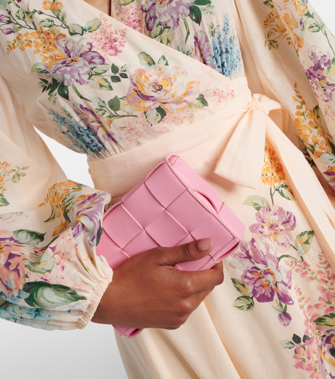 Robe Halliday en coton à fleurs | Zimmermann
