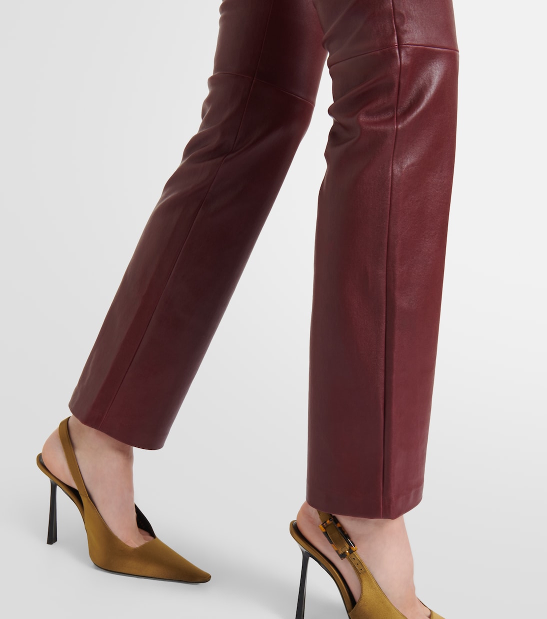 Schmale Hose JP aus Veloursleder | Stouls