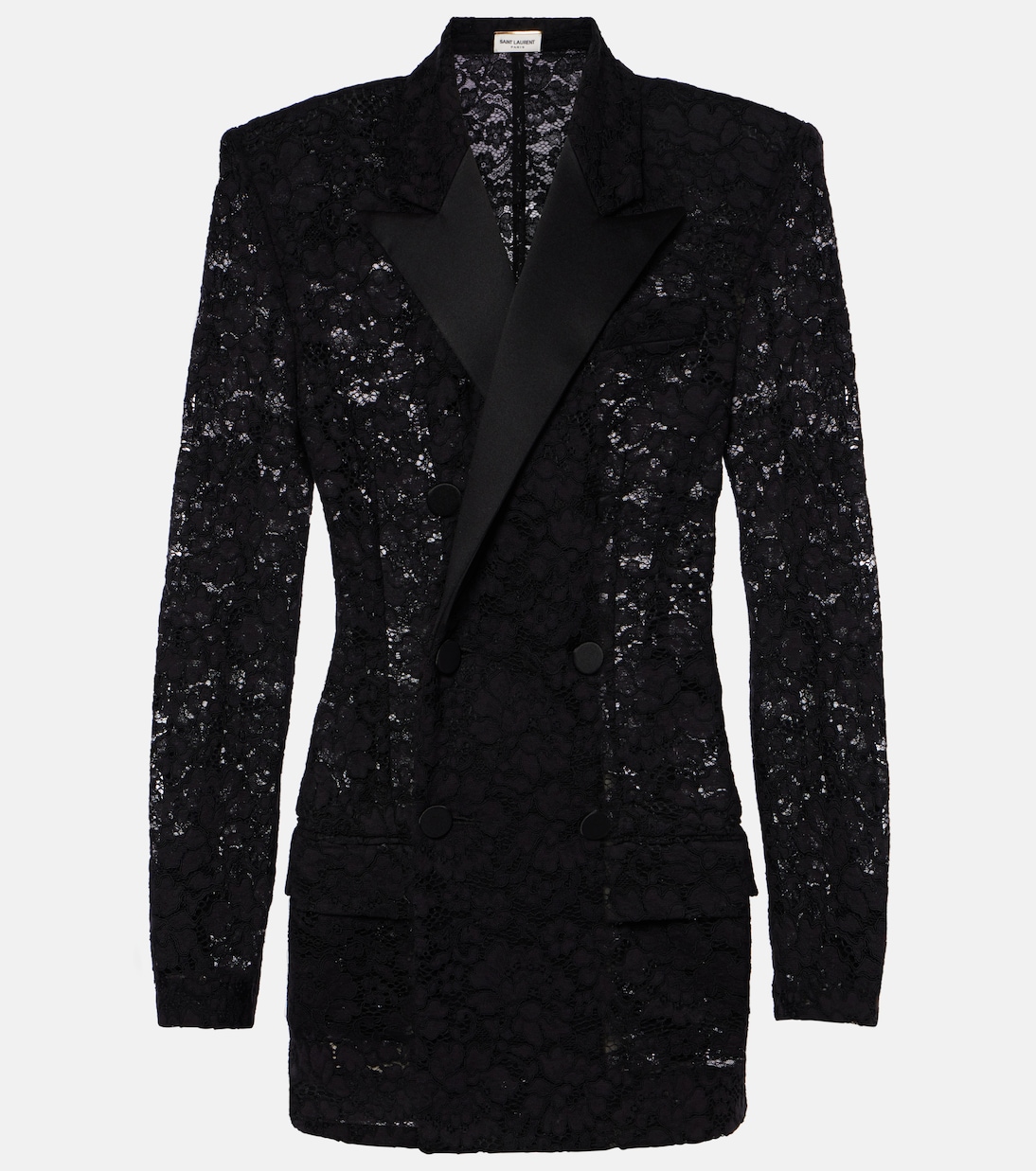 Giacca da smoking in pizzo guipure | Saint Laurent