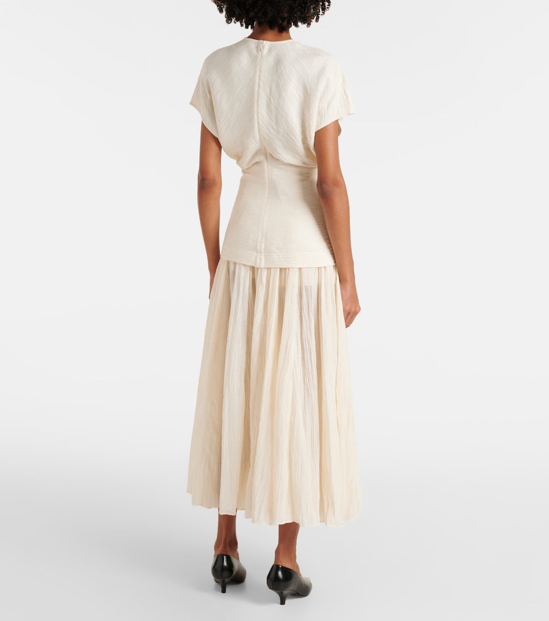 Top elegante con drapeado moderno para jóvenes