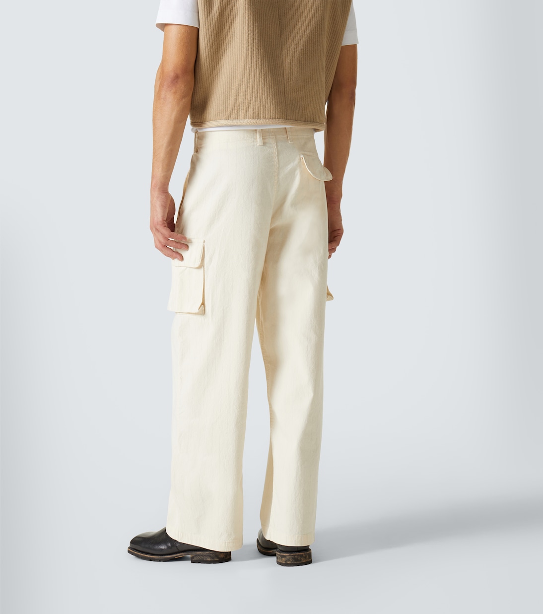 Pantaloni cargo Mount in cotone a righe | Our Legacy