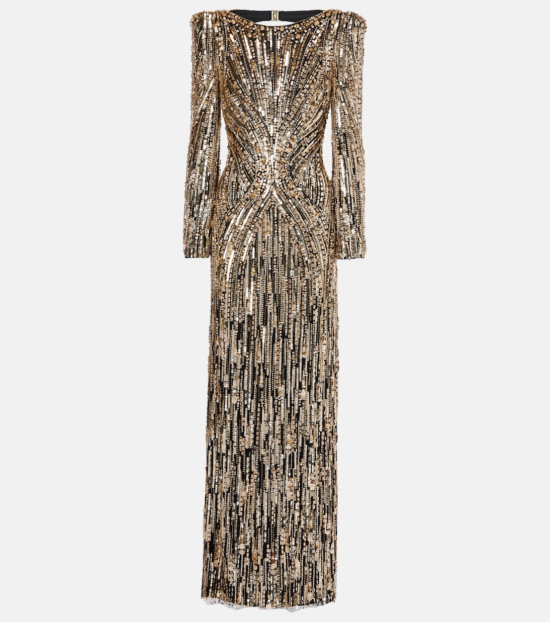 Abito lungo Avalon con paillettes | Jenny Packham