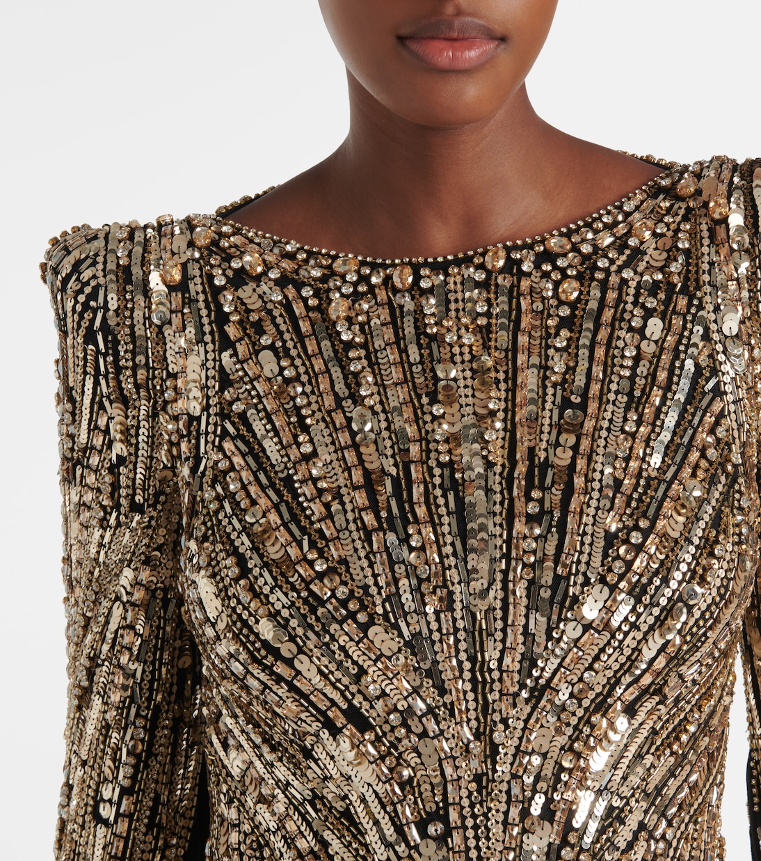 Abito lungo Avalon con paillettes | Jenny Packham